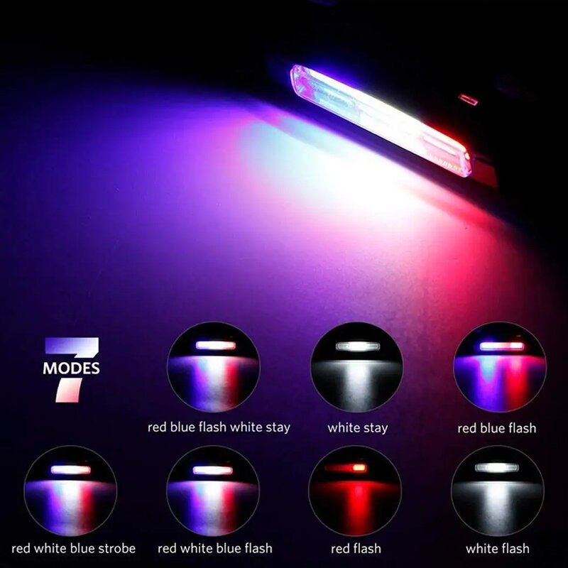 4e5f659e-6591-4ee2-8244-6a0720c46153.jpg Cansses Bike Taillight 500mAh Battery 7 Light Modes USB Rechargeable Waterproof Lightweight Bicycle Rear Light for Night Cycling