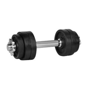 [EU DIRECT] LIFEFIT Dumbbell 10kg 30mm Steel Dumbbells for Fitness Body Building Large Equipment Weightlifting Lifting Workout