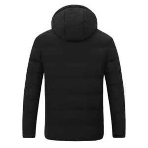 Winter Hot Motorcycle Jacket 4 Zones Electric Heated Jackets Warm Jacket Coat 3 Levels Of Temperature Adjustment Size1 M Color Black