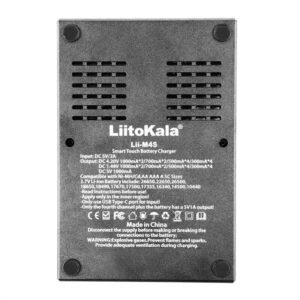 LiitoKala Lii-M4S Battery Charger for 26700 18650 26650 21700 AA Touch Button LCD Display Test The Battery Charger Capacity