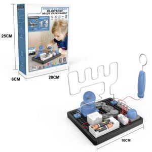 STEM DIY Physical Science Explore Electric Maze Experiment Puzzle Building Toy Handmade Experiment Kit for Child