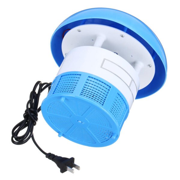 6 LED Mosquito Killer Lamp Physical Insect Killer Fly Bug Trap Zapper Light Color. Blue