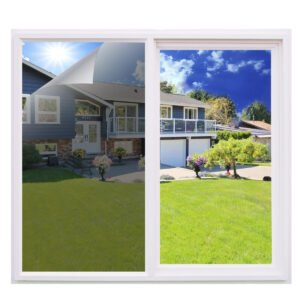 2M/4M Sand Blast Clear Privacy Frosted Removable PVC Window Glass Film Type F