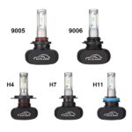 Autoleader Car LED Headlights H4/H7/9006/9005 50W 6500K 8000lm/Pair Type H4