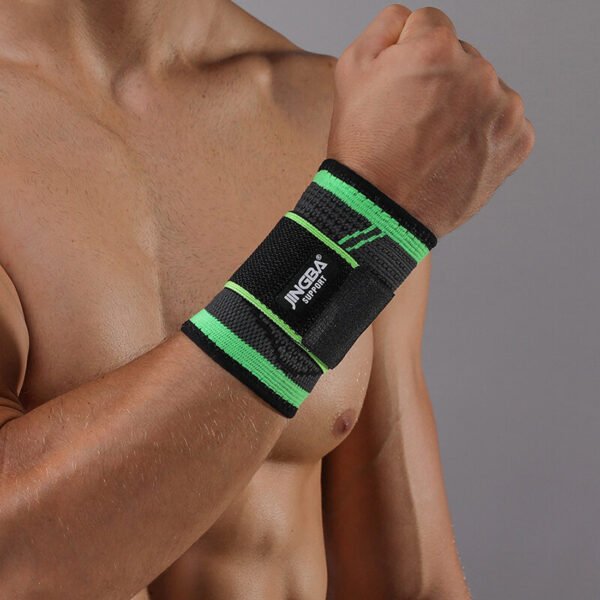 JINGBA Fitness Hand Support Nylon Wrist Band Anti-slip Breathable Hand Protection for Weightlifting Ball Games Sports Size L