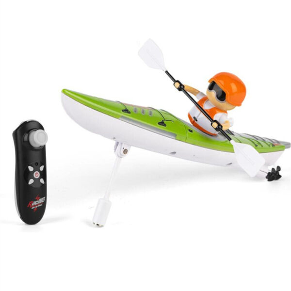 HC 810 RTR 2.4G RC Boat Colorful Paddle Remote Control Rowing LED Lights 360 Driving Dual Modes Waterproof Ship Underwater Balance Vehicles Models Toys Color Blue