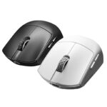 Darmoshark M5 Tri-mode Wireless Gaming Mouse PAW3395 Sensor Nordic N52840 26000DPI for Laptop PC 2.4G/bluetooth 5.0/Wired E-Sports Game Mice Support 8KHz Return 38g Lightweight Color Black