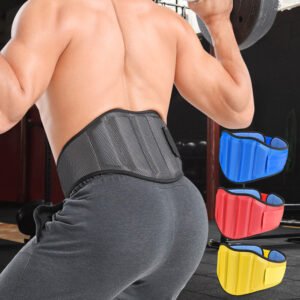 Muscle Fitness Waist Back Brace Belt for Sports Weight Lifting Lumbar Protection Size XL