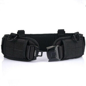 2 inch Molle 1200D Nylon Tactical Expansion Belt Heavy Duty Hard Metal Pluggable Buckle Military Combat Belt Set Tactical Military Accessories Color Black