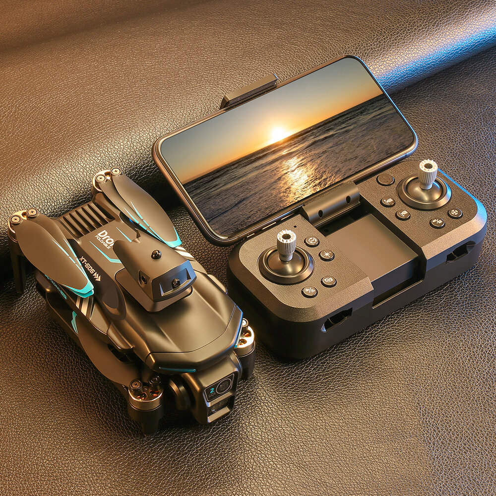 6af4786e-e1db-4c68-ba45-8ed685fe1b36.jpg LSRC XT606 WiFi FPV with Electric Adjustment HD Dual Camera 360 Obstacle Avoidance Optical Flow Positioning Brushless Foldable RC Drone Quadcopter RTF Camera 4K Camera Battery One Battery