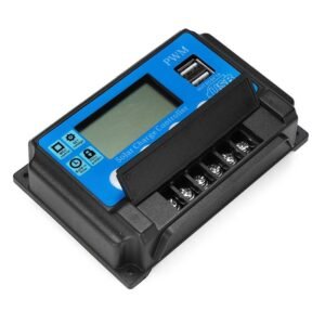 10/20/30/40/50A PWM Solar Controller LCD Solar Charge Controller Accuracy Solar Panel Battery Regulator Current 10A