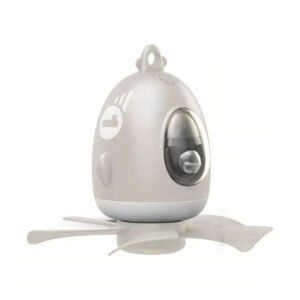 Small Aircraft Ceiling Fan 8000mAh Night Light Ceiling Fan Home Dormitory Small Ceiling Fan Mini Small Fan USB Power supply