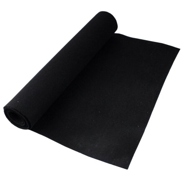 3x2m Non-slip Marine Carpet Floor Felt Boat Yacht Houseboat Deck Cab Bunk Car Mat Under Cabin Deck Plating Color Black