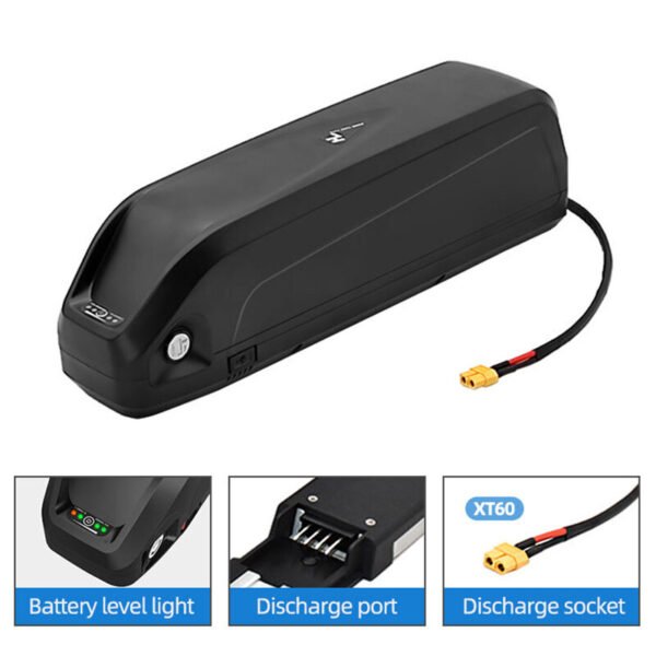 [EU Direct] NLK 48V 13AH 624W Electric Bike Battery Lithium Li-ion 18650 Battery with 30A BMS Protection Board 3A Charger for 1000W 750W 500W 350W Motor Kit