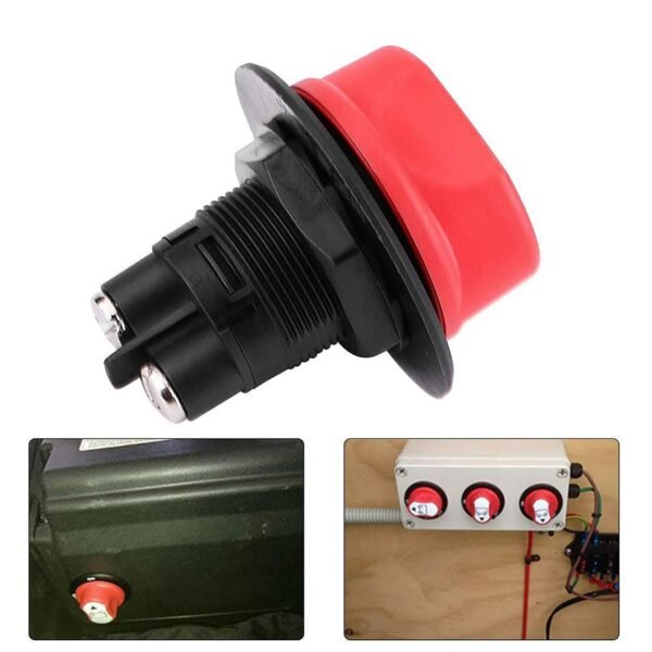 50A 100A 200A 300A Car Battery Switch DC 32V Disconnecter Power Isolator Cut Off Rally Switch Kit For Car Motorcycle Truck Boat Current 50A