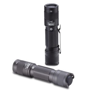 SKILHUNT E2A SST20 600LM Compact Pocket EDC Flashlight Mini LED Torch Keychain Light 14500 / AA Design For Outdoor SST20 6500K Color Black