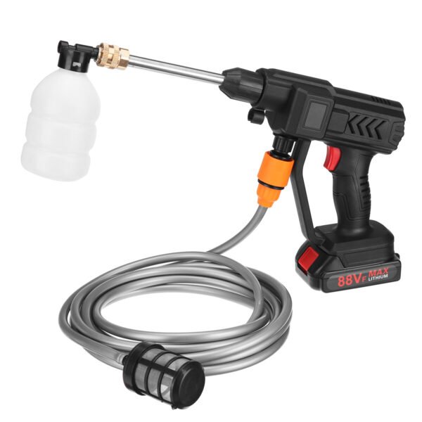 88VF High Pressure Cordless Washer Spray washer Water Cleaner Wireless High Pressure Car Wash Water Gun Type Bare metal