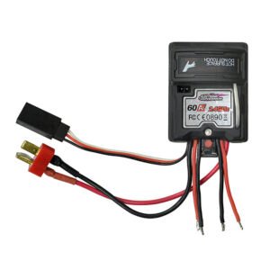 XLH Xinlehong Toys 9125 1/10 RC Car Upgraded 60A ESC Speed Controller 3 Wires Steering Servo Vehicles Models Parts Accessories 25-ZJ07A 25-ZJ04N Type ESC
