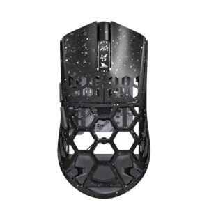 Darmoshark M2 Gaming Mouse Tri Mode Wireless bluetooth PAM3395 Nordic N52840 26k DPI TTC Mg Alloy Hollow Mouse Size Red-4K