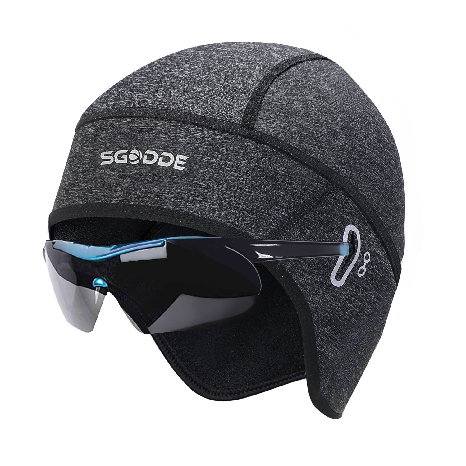 74354de8-bb06-421d-8c0f-b3361aa17847.jpeg SGODDE Cycling Caps Winter Man Woman Sport Fleece Hats Windproof Thermal Bicycle Head-wear Running Skiing Color Black