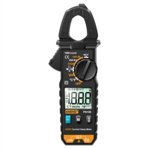 ANENG PN100 1999 Count AC/DC Clamp Ammeter 1mA Current Resolution Mini Digital Multimeter Resistance Frequency Tester Meter