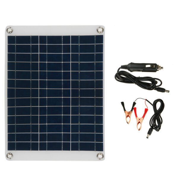 20W 12V/5V Polycrystalline Solar Panel Kit Battery Charger Portable Solar Panel for Car Boat Van Type Solar Panel