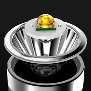 BIKIGHT P500 Double Light 500m Long Range Strong Flashlight with COB Sidelight USB Rechargeable Powerful Handheld Spotlight LED Searchlight Design For Outdoor 2 Pcs