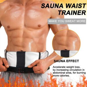 Men's Abdominal Belt Posture Corrector Back Support Prevent Injury Waist Belt Belly Shapewear for Home Gym Sports SIZE 3XL