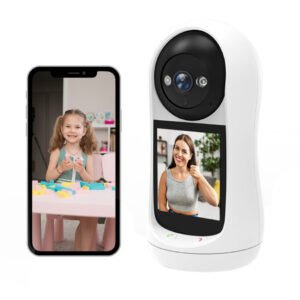 3MP PTZ Wifi Camera 2.8 Inch IPS Screen Video Call Baby Monitor Cry Sound Detection Security IP Camera iCSee APP