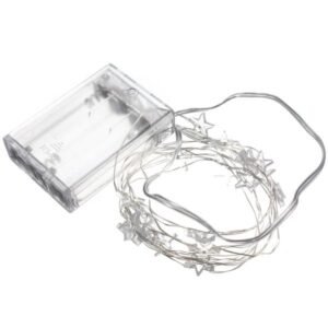 2M 20 LED Battery Powered Star String Fairy Light For Christmas Party Weddinng Decor Color. RGB