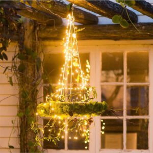 5M/10M/20M Solar Powered LED String Lights 8 Modes Waterproof Outdoor Garden Home Decoration Length 5M