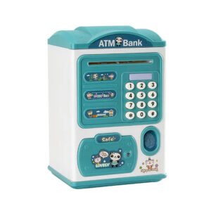 Saving Box Money Bank Fingerprint Music Bank Money Saving Box Toy Gift For Kids Color Pink