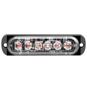 12-24V Universal 6 LED Side Marker Signal Flashing Light LED Car Warning Flashing Light Motorcycle Pickup Color Blue