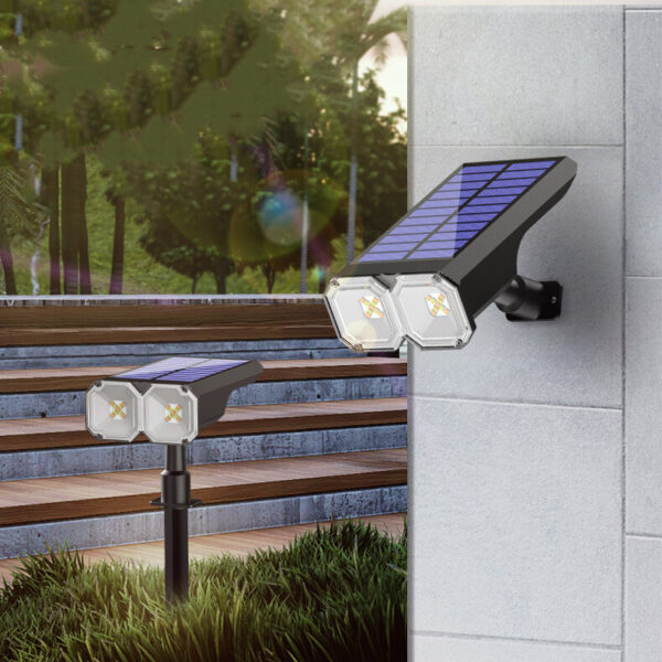 Solar Ground Light USB Rechargeable Outdoor Lawn Light Landscape Garden Light Solar Garden Waterproof Wall Light Quantity 1pc