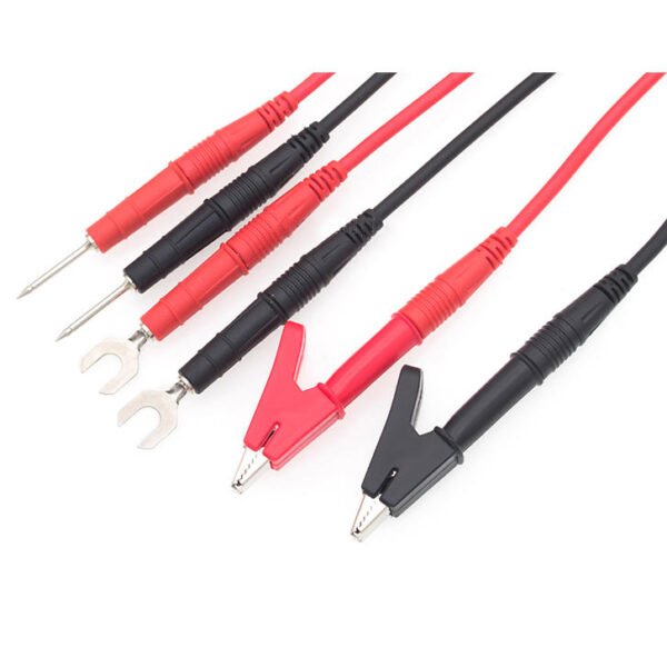 8 In 1 1M Combined Multimeter Test Line Banana Plug U-shaped Fork Crocodile Clip 2.0 Pin Test Cable