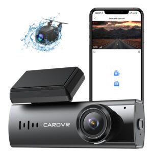 3 Lens Car Driving Recorder Dash Cam 1080p HD Night Vision 2.0 Inch Hidden Three-Record Car Camera with 64G Memory Card Type 3 Lens with WIFI