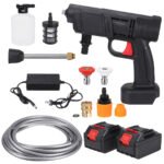 36V 150W Wireless High Pressure Washer Car Washing Machine Water Wash Sprayer With None/1/2 Battery Battery One 5-Cells Battery