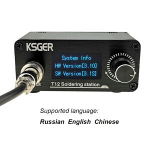 KSGER Mini STM32 V3.1S OLED T12 Soldering Iron Station DIY Plastic 907 9501 Handle Electric Tools Quick Heating T12 Iron Tips 8s Tins Style #6