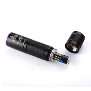 TANK007 UV03 High Power UV 365nm LED Flashlight NDT EDC Portable Blacklight Powerful Torch Detector Color Black