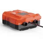 22PSI High Pressure Paddle Board Pump Portable 12V Car Electric Air Compressor Support Inflation/Deflation, 3 Working Modes Auto-Off Function with 7 Nozzles for Inflatable Boat Kayak Tent Pool Stand-up Paddle Color Green