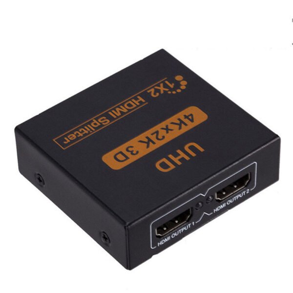 4K 3D HDMI Splitter HD 1 Input 2 Output Video HDMI Switcher for PC DVD TV Box 12 HDMI Splitter Plug EU Plug