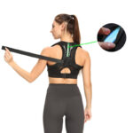 KALOAD Adjustable Back Shoulder Posture Corrector Belt Clavicle Spine Support for Home Office Sport Upper Back Neck Brace SIZE M