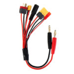 20cm 20AWG 4.0mm Banana Plug to XT60 XT30 DC5.5 T Plug Charger Adapter Cable for IMAX B6 Charger Plug XT60