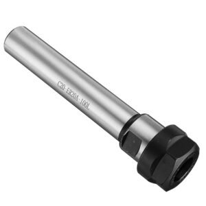 Machifit C20-ER20A-100L Collet Chuck Holder CNC Milling 100mm Straight Shank Extension Rod