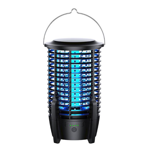 USB Rechargeable Fly Zapper Outdoor Electric Mosquito Trapper Mosquito Killing Lamp 3600mAh IPX5 Waterproof