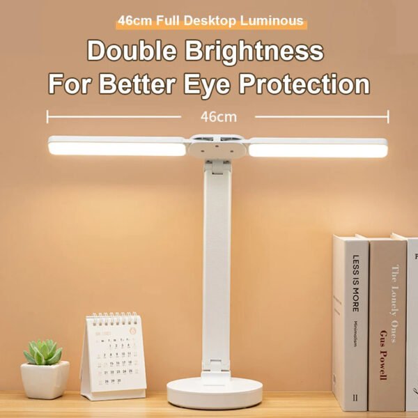 LED Desk Lamp Eye-friendly USB Rechargeable 4000mAh Table Lamp Student Dormitory Reading Lamp Bedroom Lamp