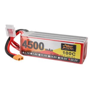 ZOP Power 22.2V 4500mAh 100C 6S LiPo Battery XT60 Plug for RC Drone Quantity 2pcs