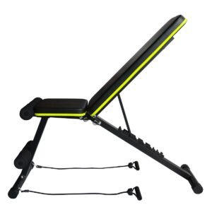 [EU Direct] LIFEFIT Adjustable Bench Foldable Abdominal Exerciser Workout Benches for Home Gym Support Max 150kg Capacity