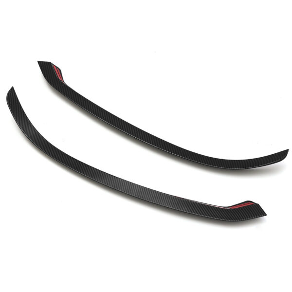 Car Front Lower Bumper Lip Splitter Canard Trim For Mercedes-benz A Class W177 A180 A200 A220 A250 AMG 2019+ Color Gloss Black