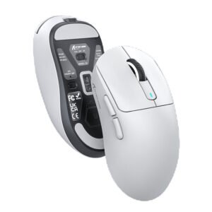 Attack Shark X3 Pro Wireless Gaming Mouse Tri-mode PAW3395 Sensor 800-26000DPI Wired/2.4G/BT E-Sports Gamer Mice 4K+8K Return Rate Color Black